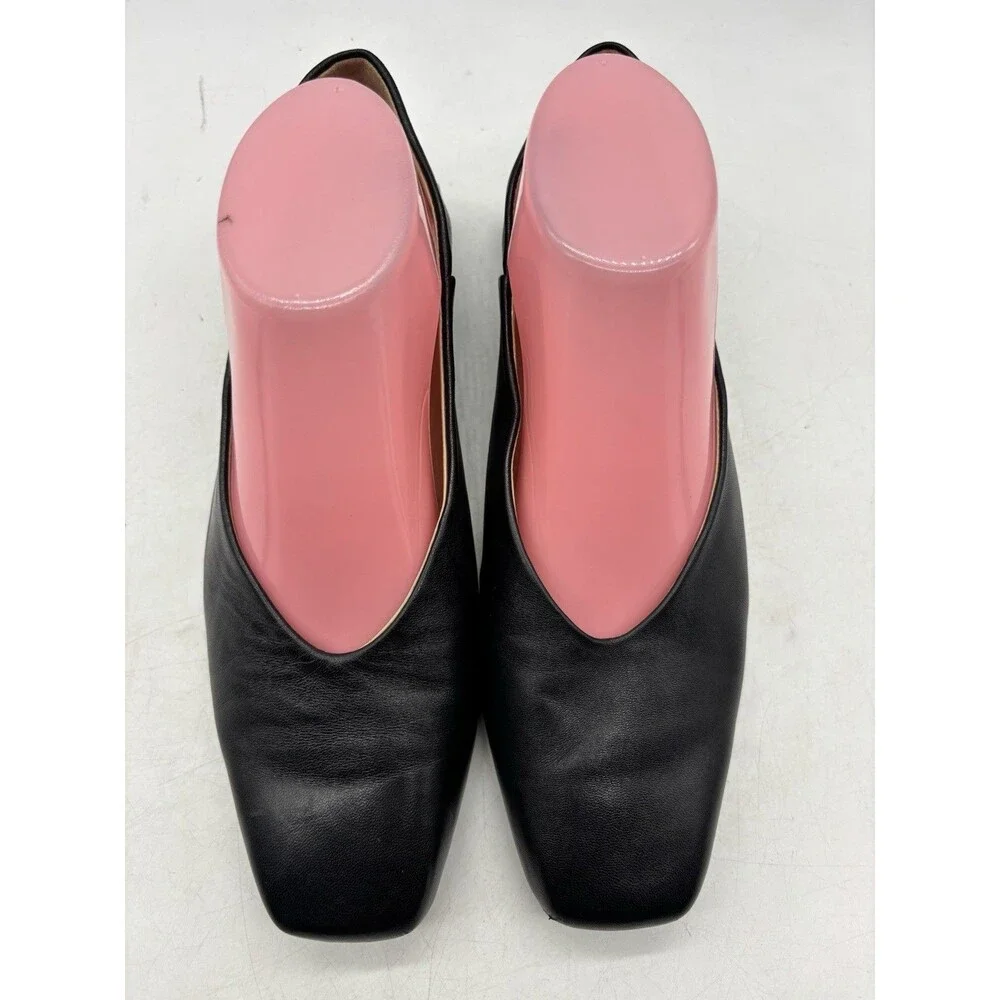 Sam Edelman Kasey Ballet Flats Black Leather Women’s Sz 9 Square Toe
